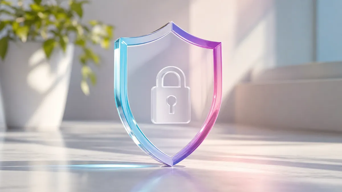 Cyberversicherung für Unternehmen – Schutzschild-Symbol über einem Firmenserver