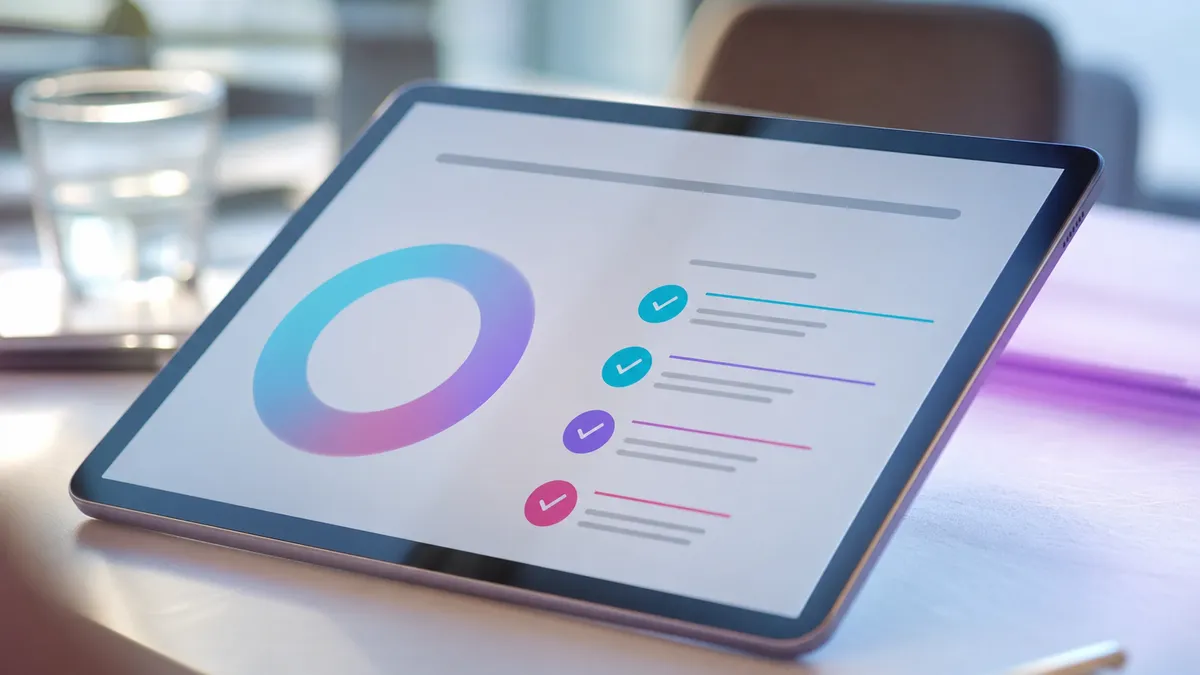 Live-Demo eines KI-gestützten Meeting-Tools mit Transkript und Zusammenfassung