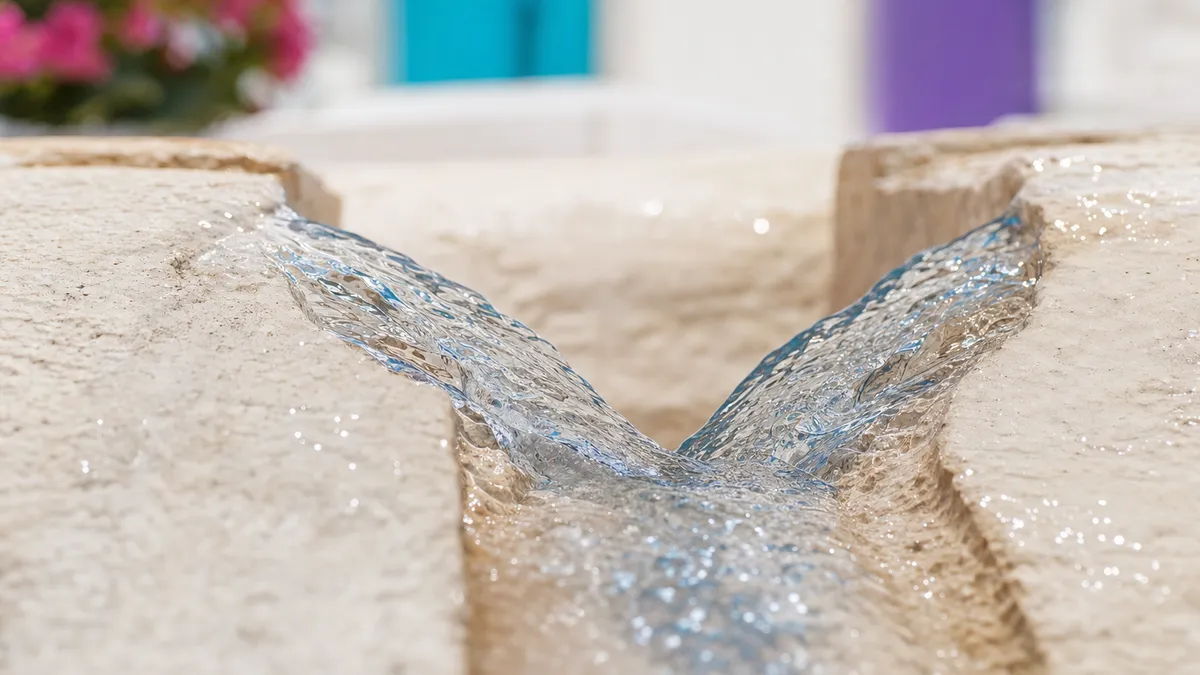 Zwei Wasserläufe fließen zu einem zusammen – Sinnbild für Marken- und Händlerdaten im Data Clean Room