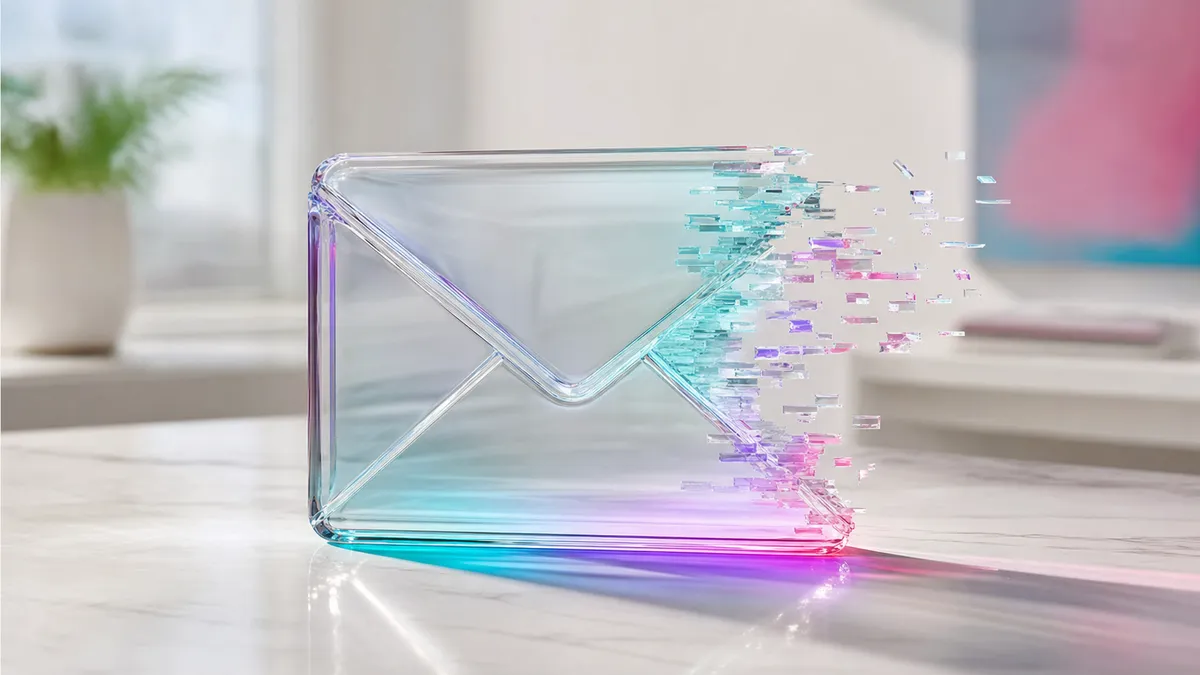 Phishing-Mail erkennen – Warnsignale einer gefälschten E-Mail am Laptop-Bildschirm